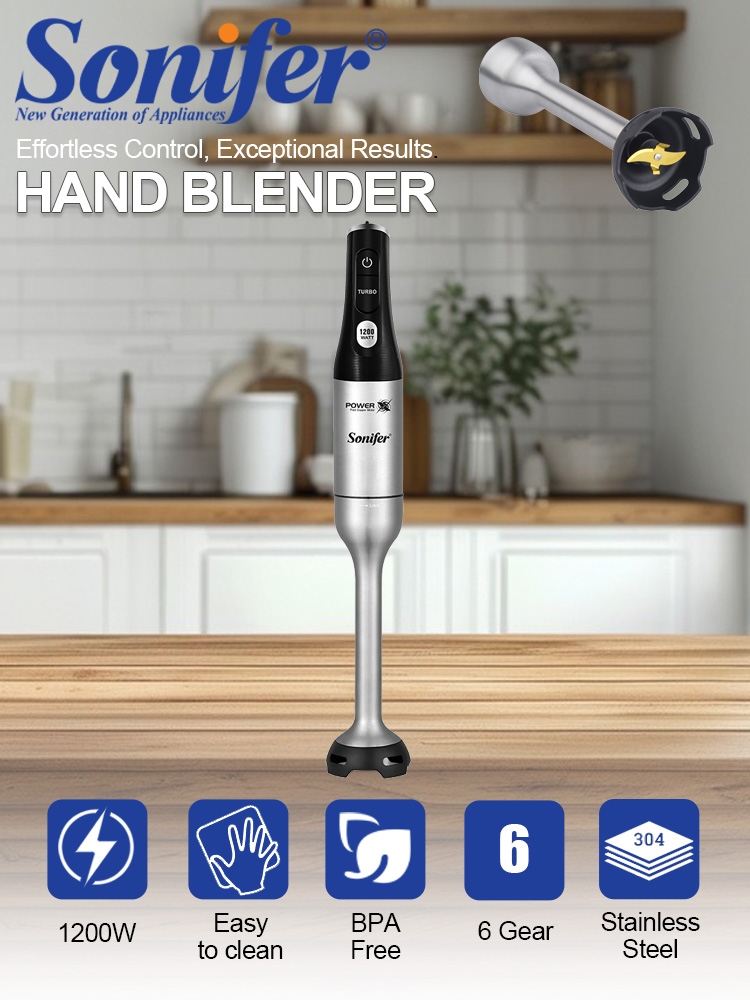 핸드 블렌더 Sonifer SF-8184 1200W 이 - Meal Prep Smoothies 리뷰 및 가격