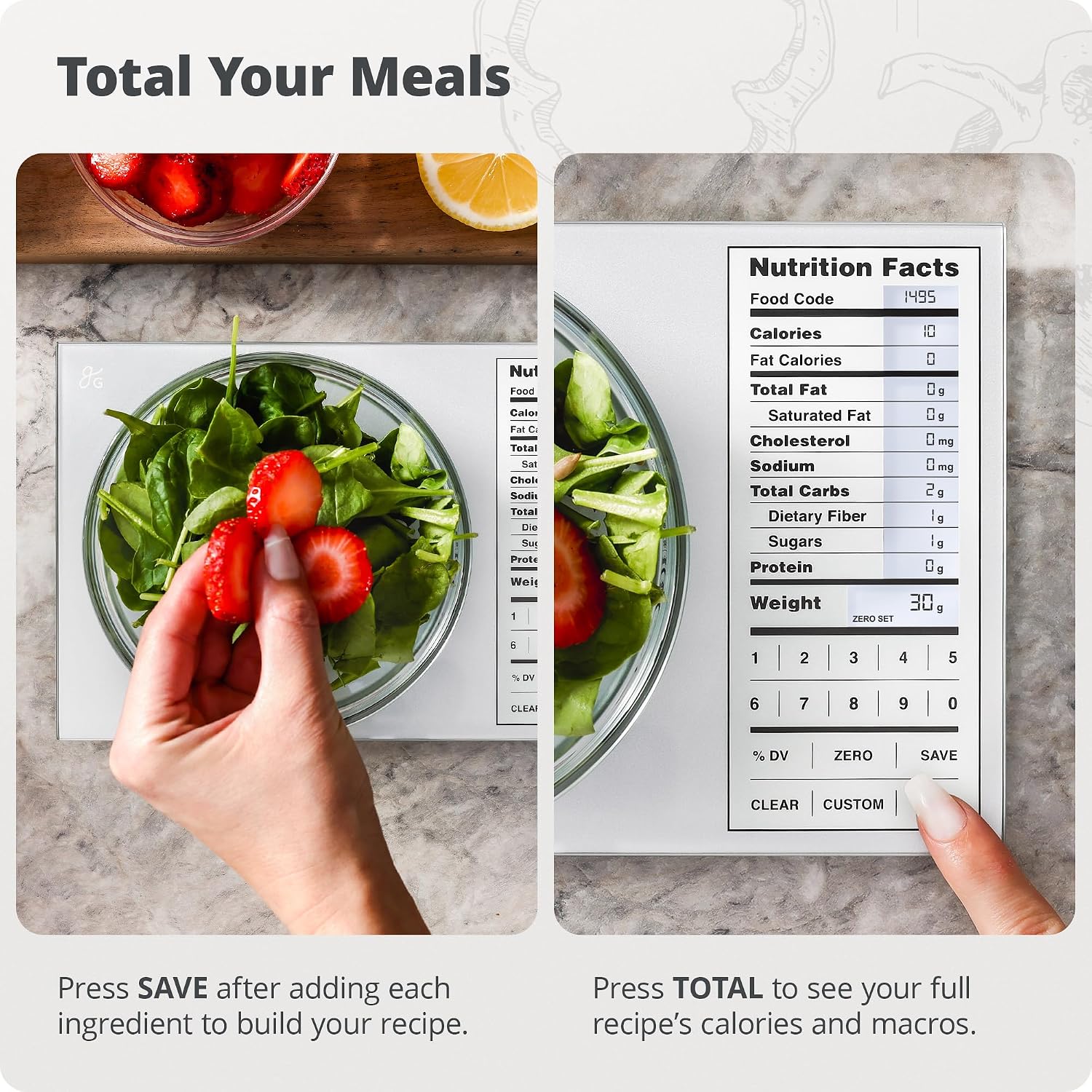 주방용 저울 스테인리스 스틸 11lb(약 5kg) 영양 - Meal Prep For Weight Loss 리뷰 및 가격