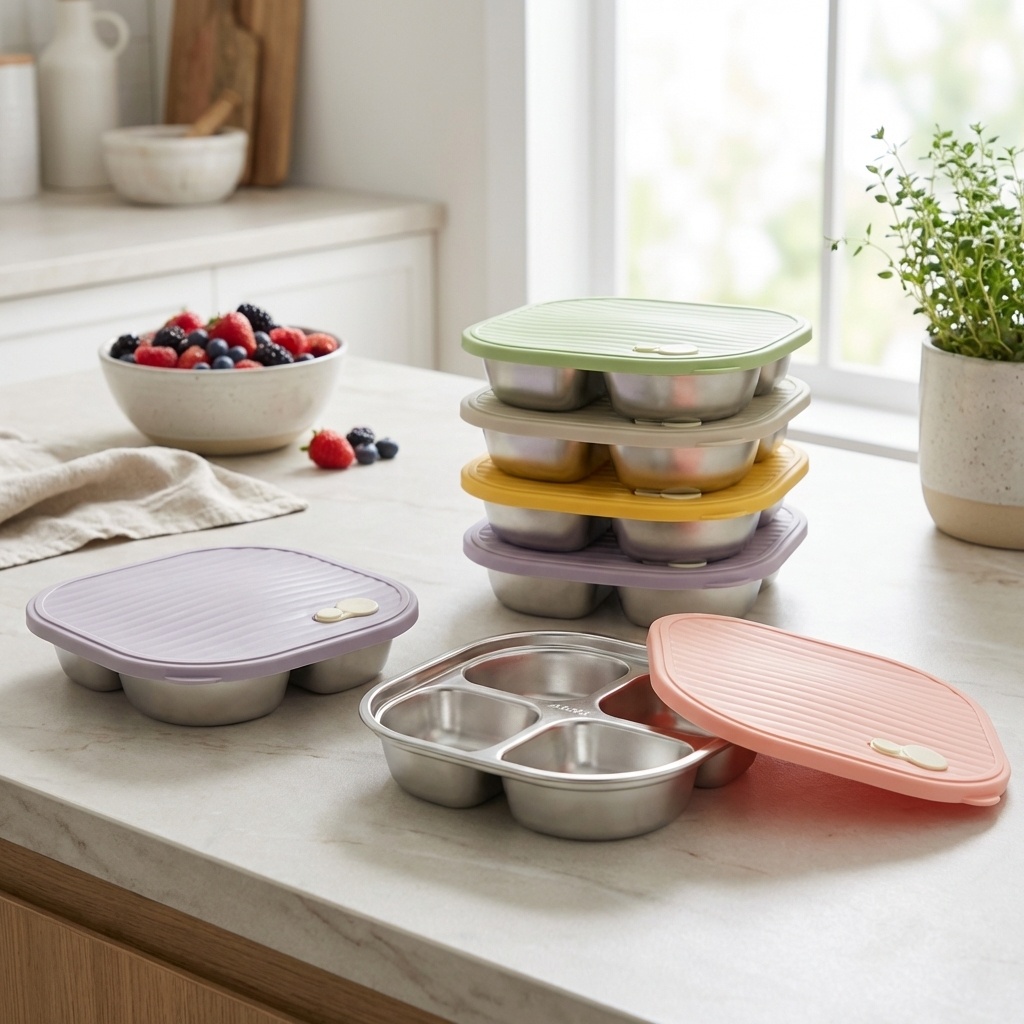 전자레인지 사용 가능 304 스테인리스 도시락 성인 어 - Meal Prep Diet 리뷰 및 가격