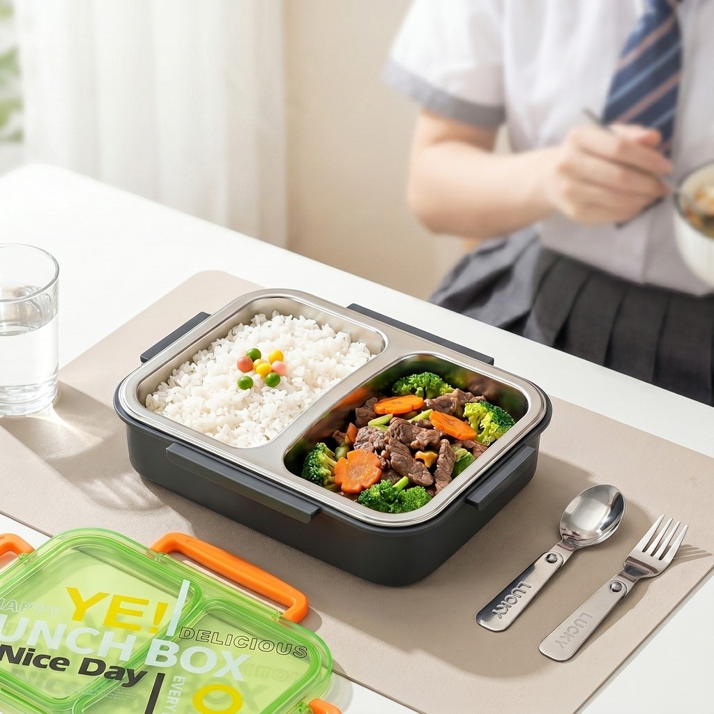전자레인지용 304 스테인리스 도시락, 분리형 음식 보 - Meal Preparation 리뷰 및 가격