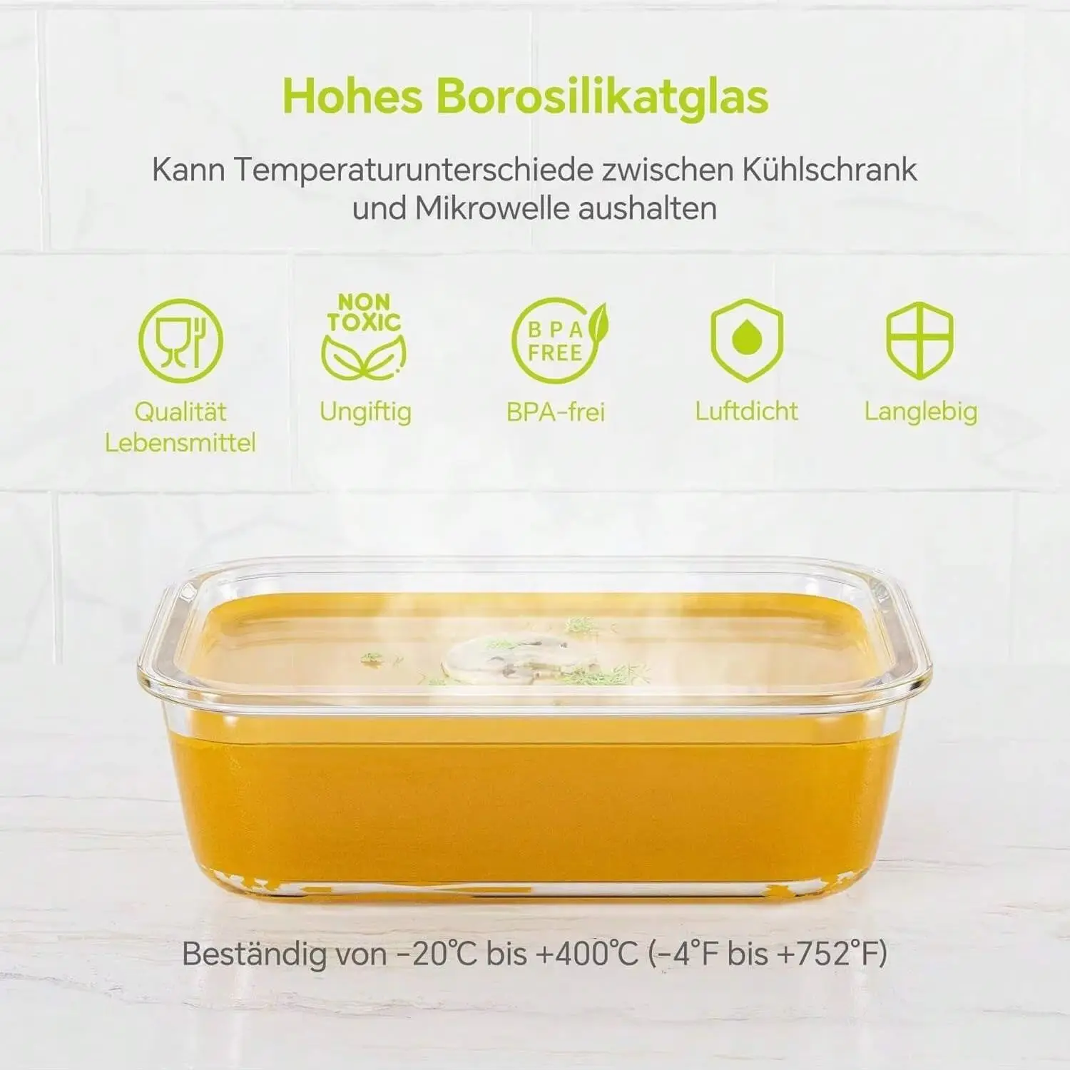 yesGlass 뚜껑이 있는 식품 저장 용기, 식사 준 - Meal Prep Glass 리뷰 및 가격